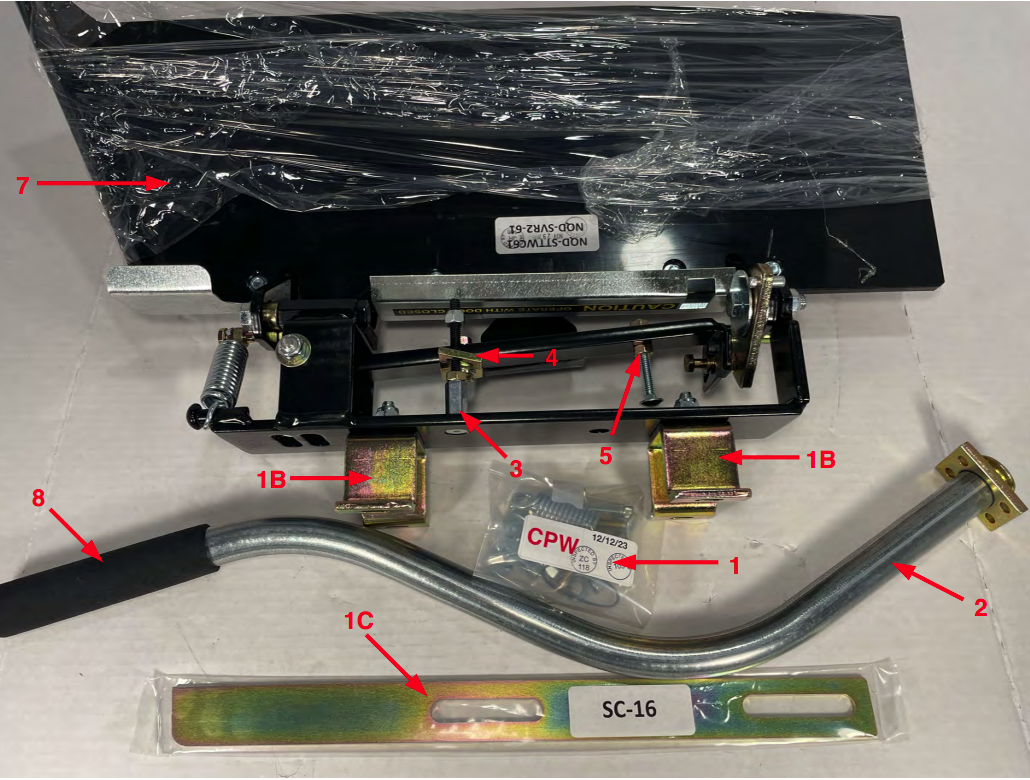 NQD-STTWC61 QWIKCHUTE® Discharge Control Kit
