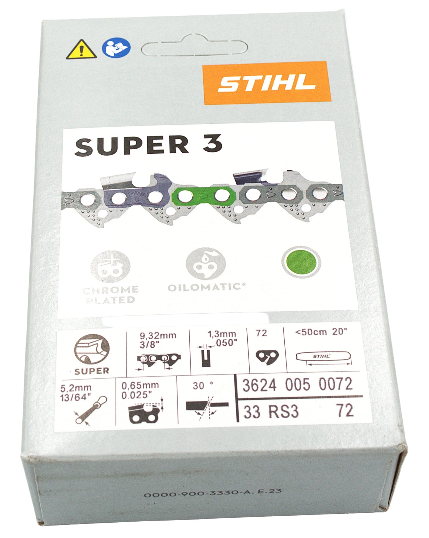 3624 005 0072 – STIHL 33RS3 72 Rapid Super 3 Chainsaw Chain (Genuine STIHL OEM Part)