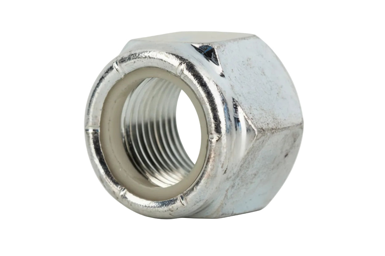 06500813 – Ariens / Gravely 1/4-20 Nylon Flange Lock Nut Zinc Coated (Genuine OEM)
