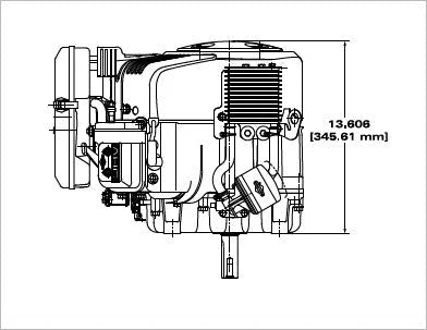 Briggs &amp; Stratton 386777-3151-G1 Vanguard® 23 HP Vertical Shaft Engine – 627cc Commercial Replacement Engine