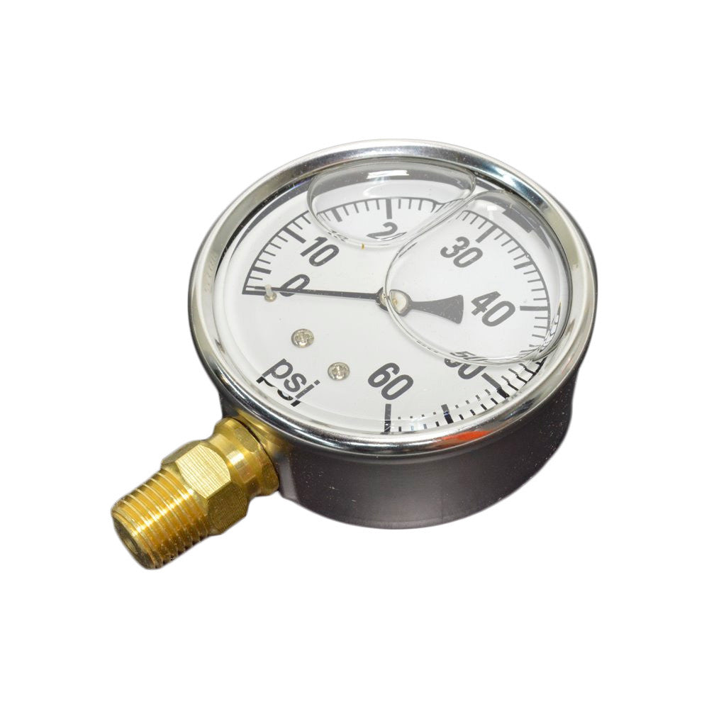 Scag 486412 Pressure Gauge 1/4 NPT 0–60 PSI – STS Sprayer System – SCAG OEM Replacement Part