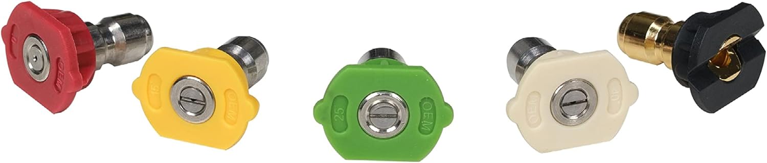 80146 – Simpson Cleaning 4500 PSI Universal Pressure Washer Nozzle Set (5-Pack)