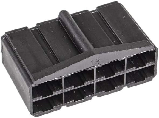 S48973 – SCAG 8-Way Female Electrical Connector (Genuine SCAG OEM Wiring Connector)