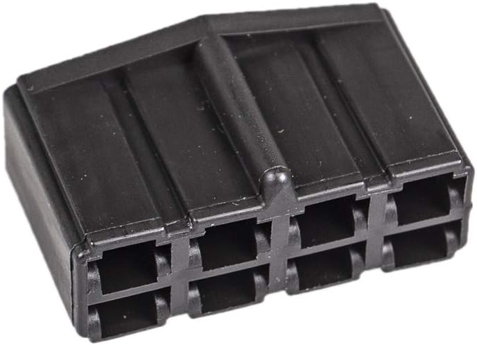S48973 – SCAG 8-Way Female Electrical Connector (Genuine SCAG OEM Wiring Connector)