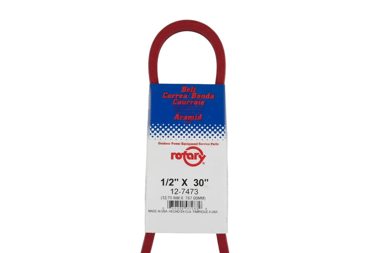 7473 – Aramid Belt 1/2" x 30" Drive Belt (OEM Rotary)