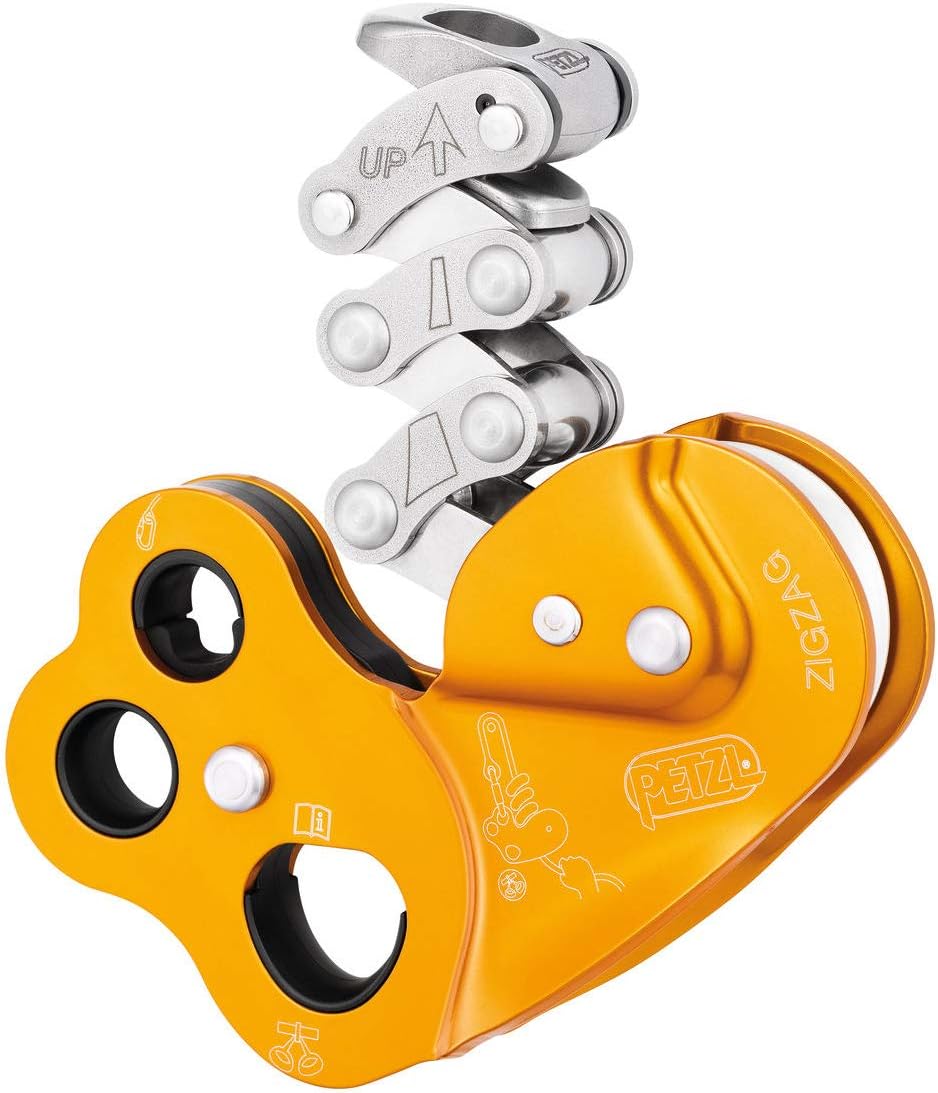 D022AA00 – PETZL ZIGZAG Mechanical Prusik (Professional Arborist Descender &amp; Positioning Device)