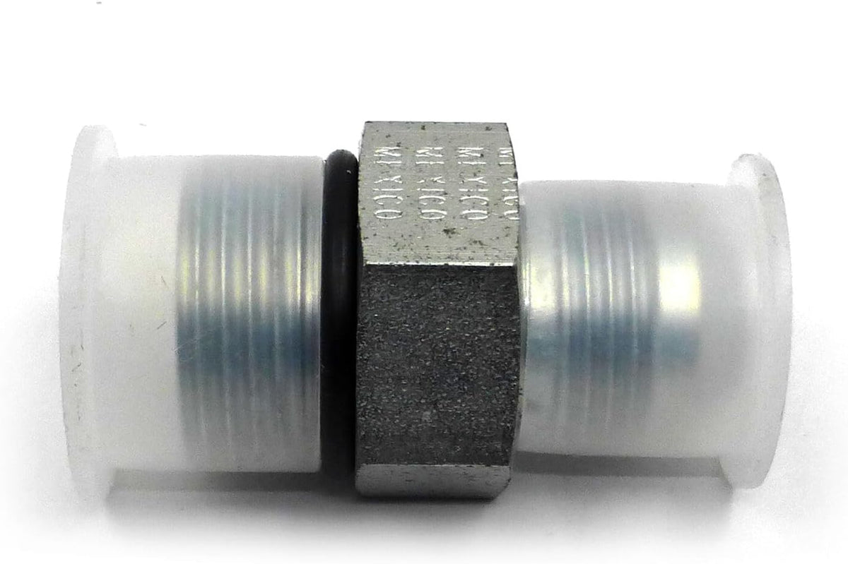 S48572-02 – SCAG Tube Union 1/2" x 5/8" (Genuine SCAG OEM Hydraulic Tube Union)