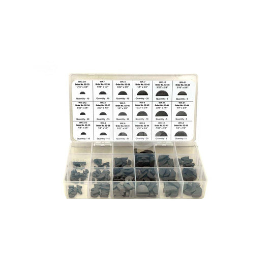Rotary 6 Woodruff Key Assortment – Shelf Display for Lawn Mower &amp; Outdoor Power Equipment