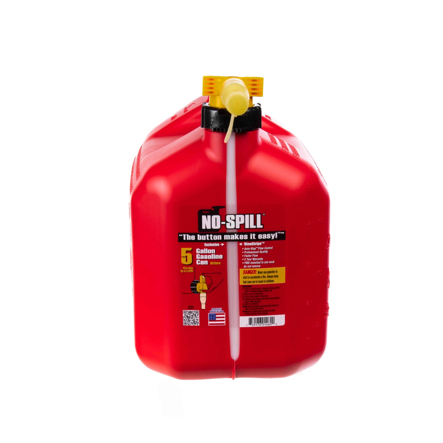 06176-1450 – No-Spill Gas Can, 5 Gallon