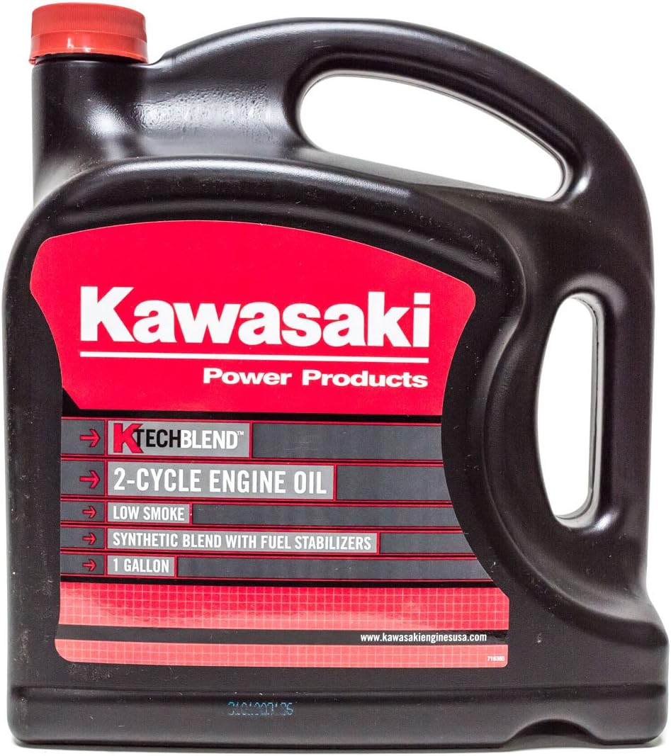 Kawasaki 99969-6086D KTECH™ Blend 2-Cycle Engine Oil (1 Gallon) – Genuine OEM Synthetic Blend Oil