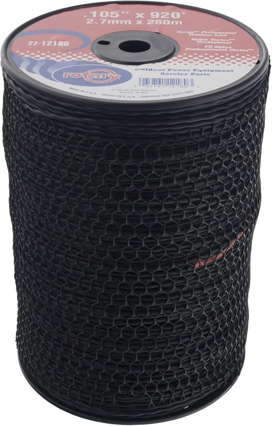 12180 – Rotary Trimmer Line .105", 5 lb Spool, Black Vortex | Genuine OEM Rotary Part
