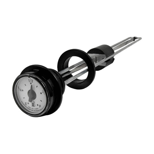 45410034 Fuel Gauge - 12" White Face Marine Fuel Level Gauge