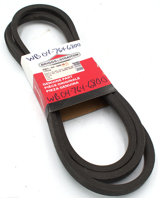 WB04 764 6800 – B-Section Aramid Wrapped Drive Belt, 123" Effective Length (Genuine OEM Replacement Part)