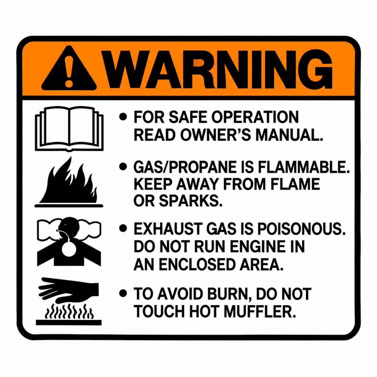 56071-0216 – Kawasaki Warning Label (OEM-Spec)