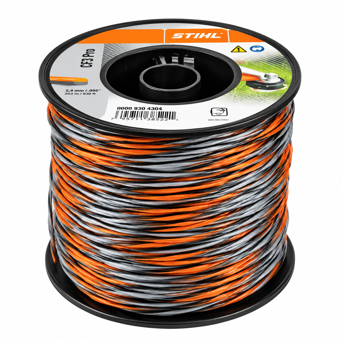 0000 930 4314 – STIHL® CF3 Pro Trimmer Line Ø 2.7 mm x 172 m (3K) – Genuine OEM
