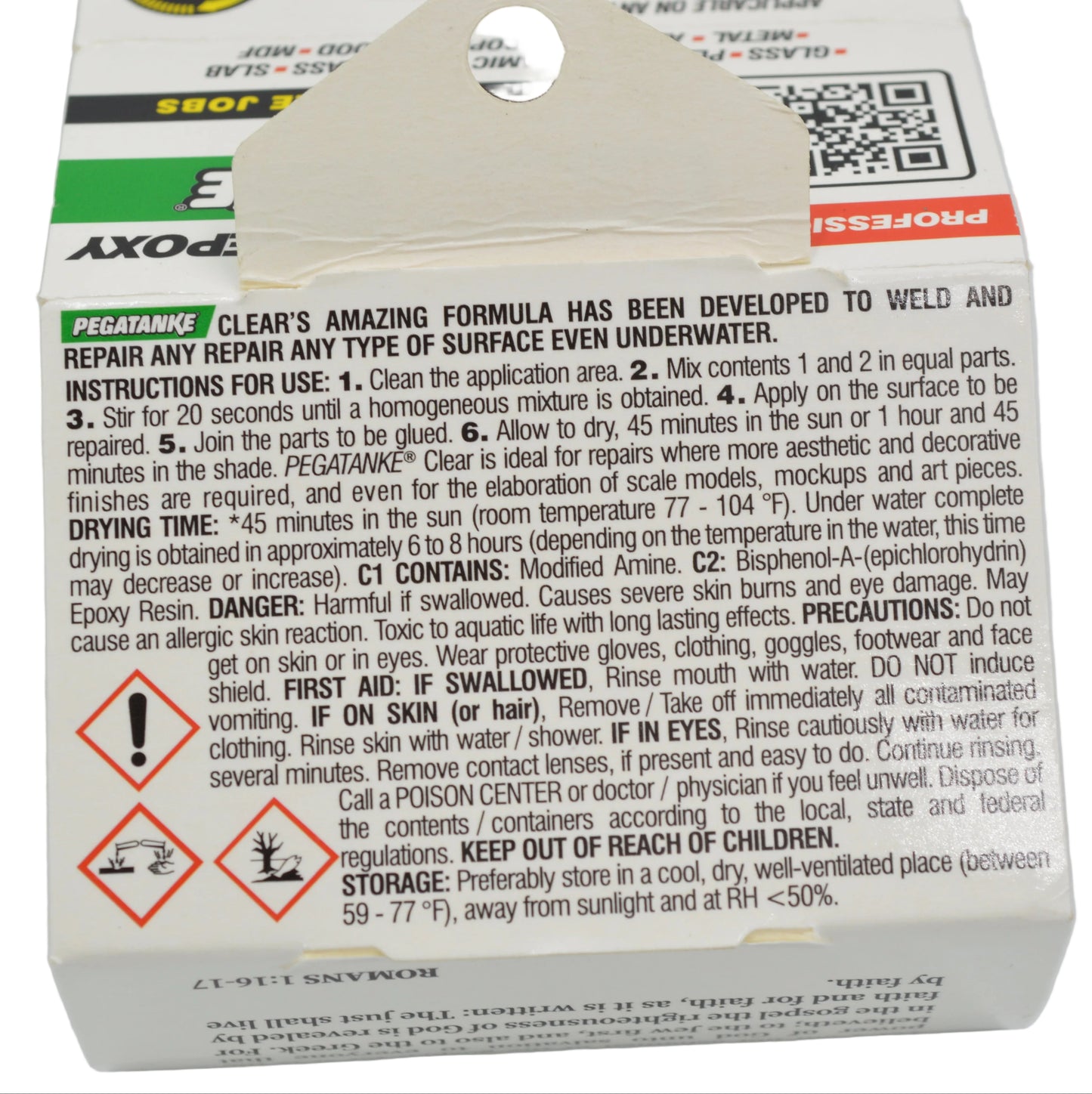 PEGATANKE® Clear Epoxy Glue | 1.08 fl. oz