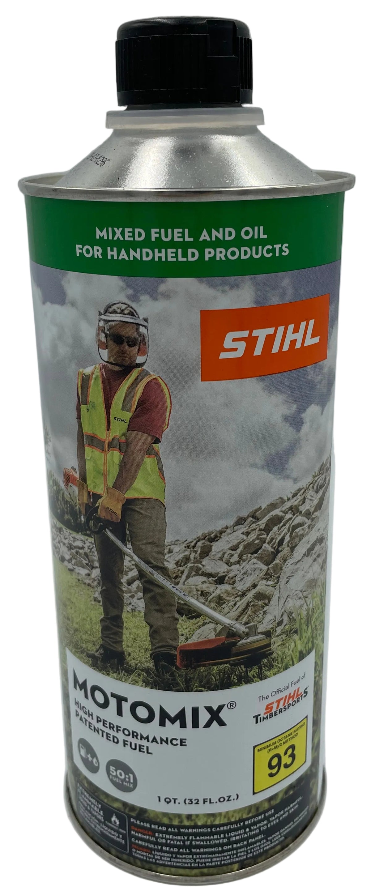 STIHL 7010 874 0100 MotoMix® 1 Quart (32 oz.) – 50:1 Premixed High-Performance Fuel