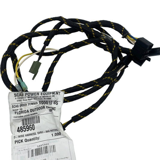 Scag S485960 Wire Harness – Genuine OEM SVRII-36A Recoil Start Wiring Harness