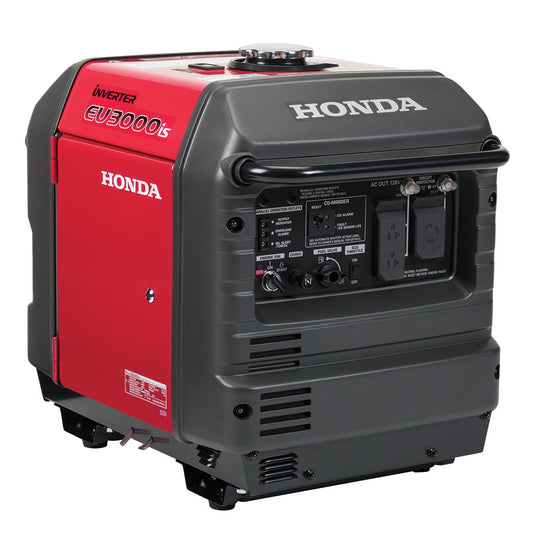 Honda EU3000iS Inverter Generator – 3000W Super Quiet Electric Start Portable Generator | CO-MINDER™ Safety
