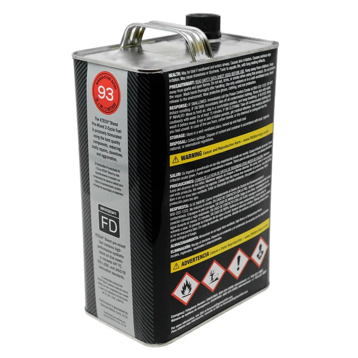 Kawasaki 99969-6560 KTECH™ Blend Pre-Mixed 2-Cycle Fuel + Oil | 50:1 Ethanol-Free Fuel, 1 Gallon