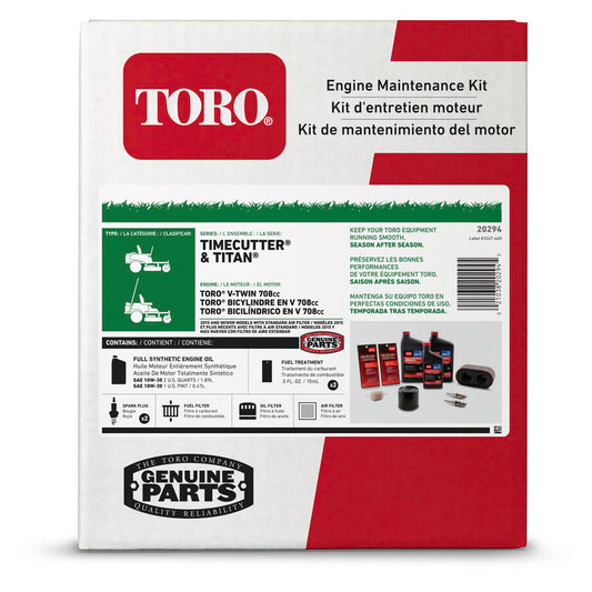 Toro 20294 Toro V-Twin Engine Maintenance Kit – Genuine OEM Service Kit