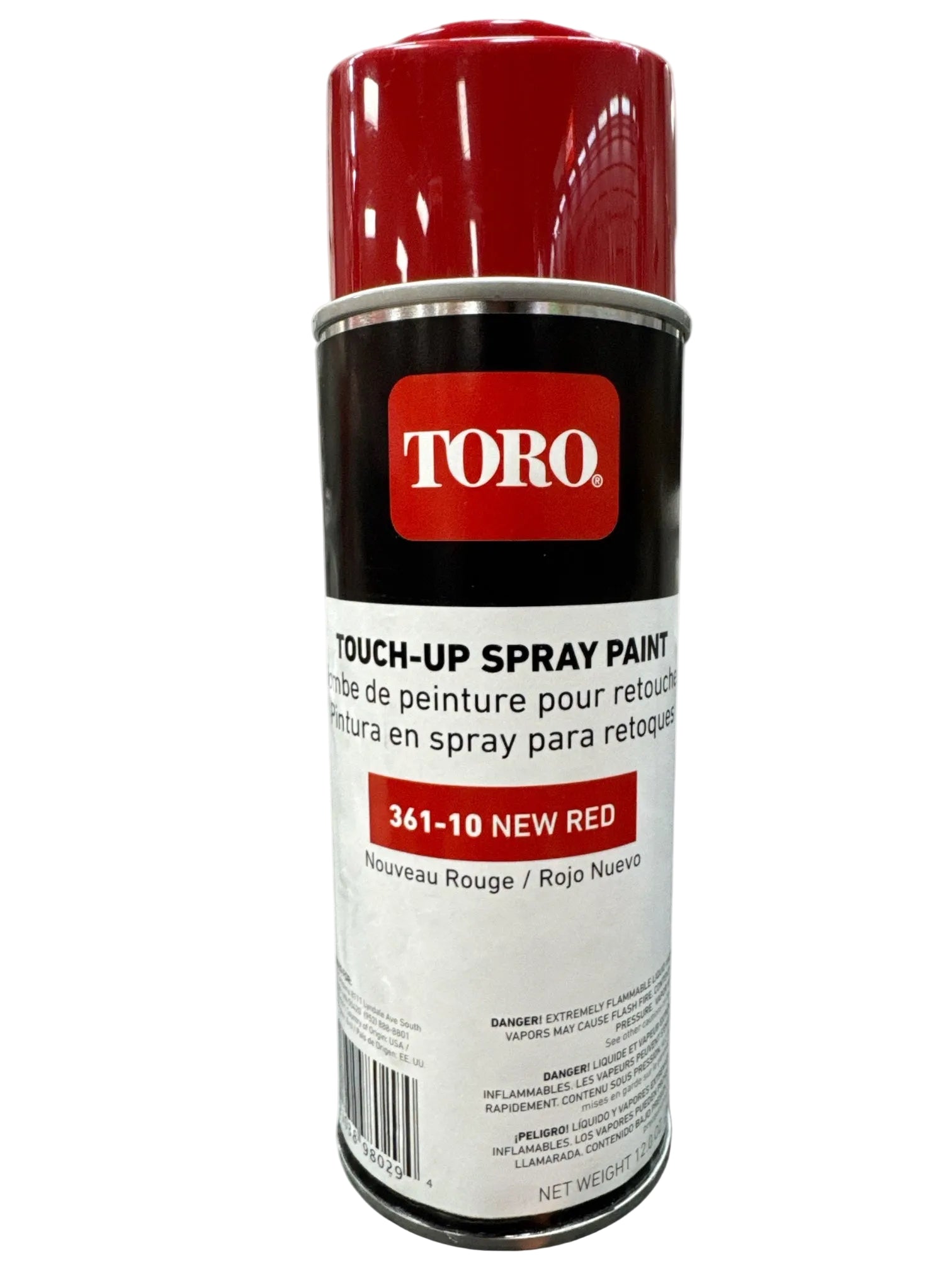 361-10 Toro Red Spray Paint - 12oz Aerosol Can
