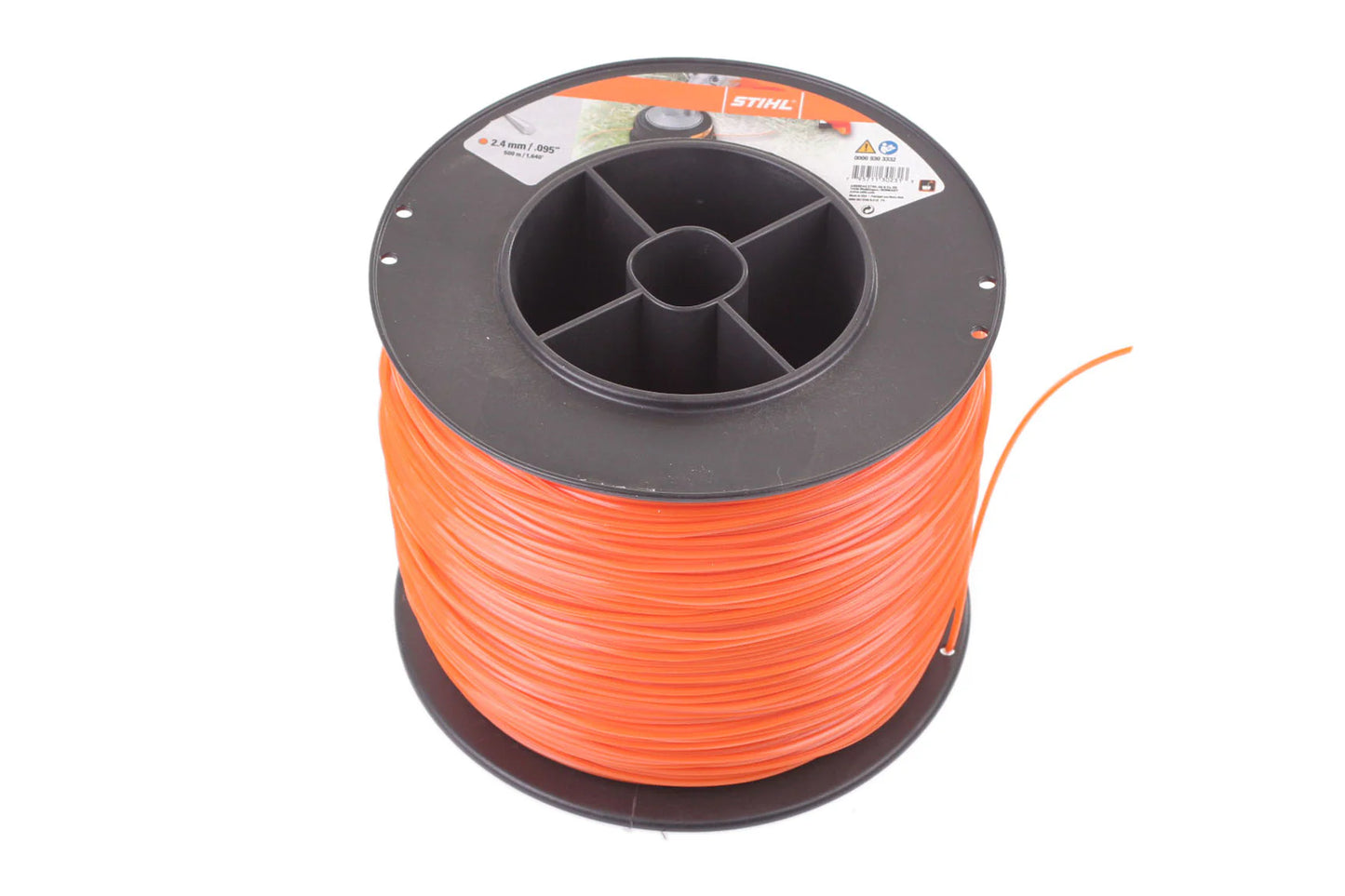 0000 930 3332 Commercial Trimmer Line – .095 Orange, 5 lb (Pentagon)