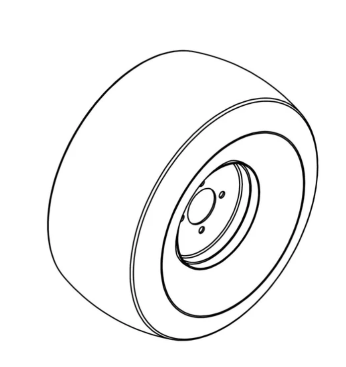 72410096 – 20 x 10-8 Wheel Assembly with -1.75 Offset (Genuine OEM Replacement Part)