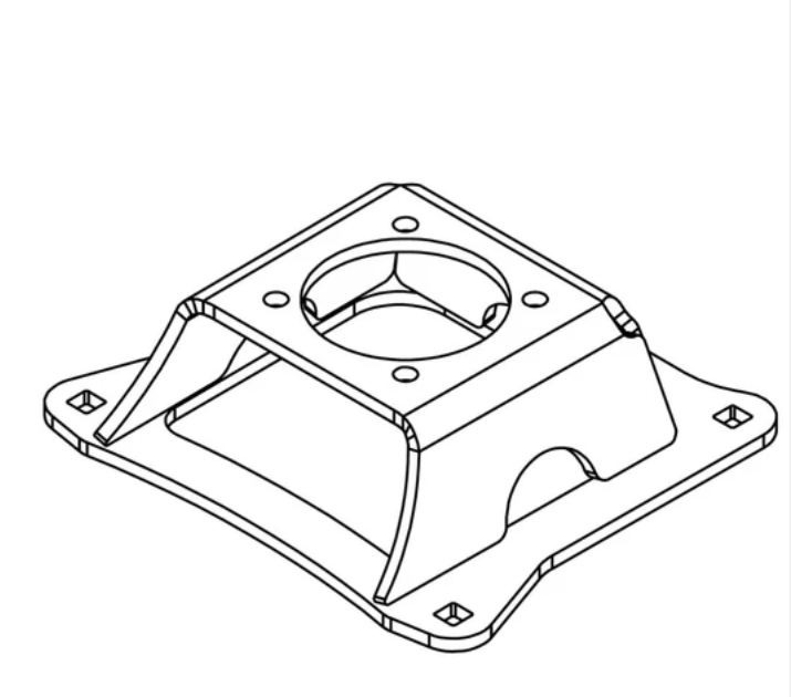 93410525 – Wheel Motor Support for 48" &amp; 52" Wright Stander (WST) Mowers (Genuine OEM Replacement Part)