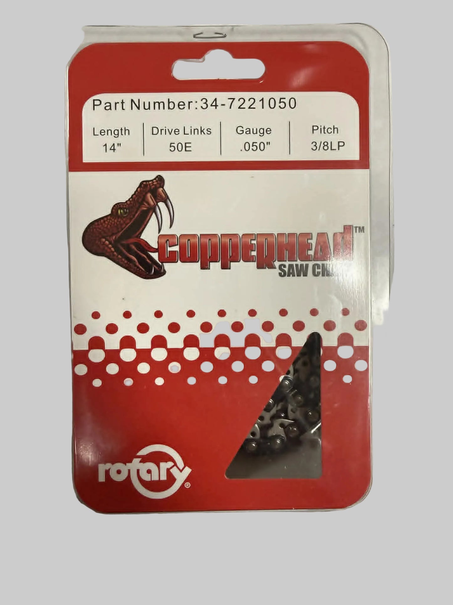 7221050 – Rotary Chainsaw Chain .050" 3/8" Low Profile 50 Drive Links (Fits STIHL 63PM3 50)