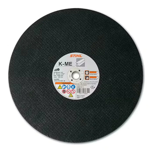 0835 010 8001 – Genuine OEM STIHL General Purpose Metal Abrasive Cut-Off Wheel, 14" x 4.5 mm