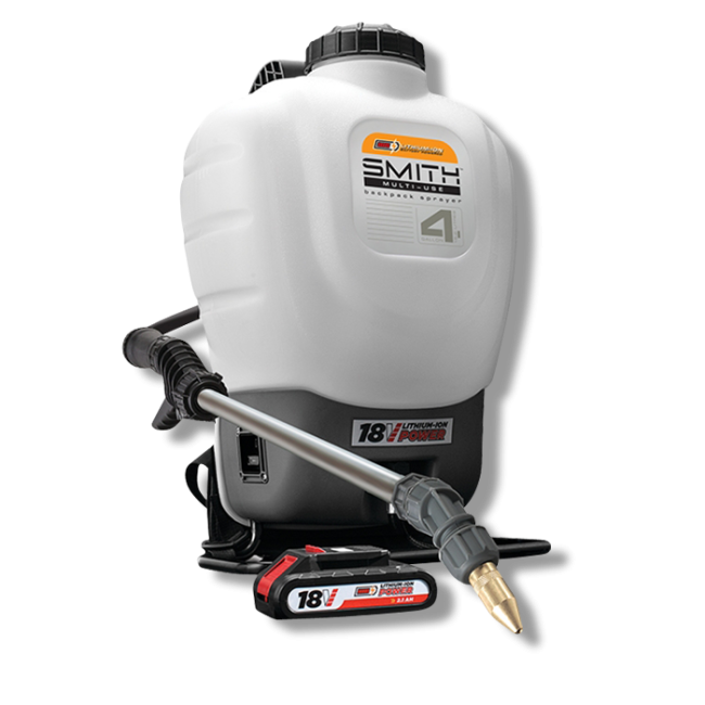 190576 – Smith 4-Gallon Battery Powered Backpack Sprayer