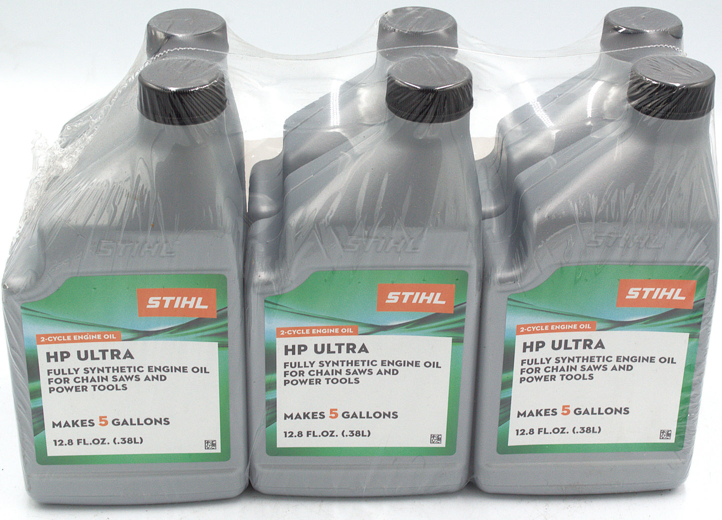 0781 313 8012 – STIHL HP Ultra 2-Cycle Engine Oil, 5 Gallon (Gray Bottle) – 6 Pack