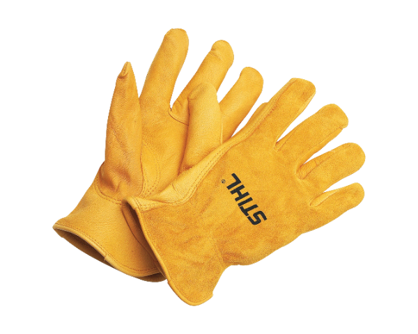 0000 886 1104 – STIHL DEER LEATHER GLOVES, MEDIUM (OEM)