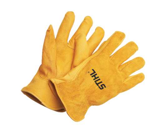 0000 886 1104 – STIHL DEER LEATHER GLOVES, MEDIUM (OEM)