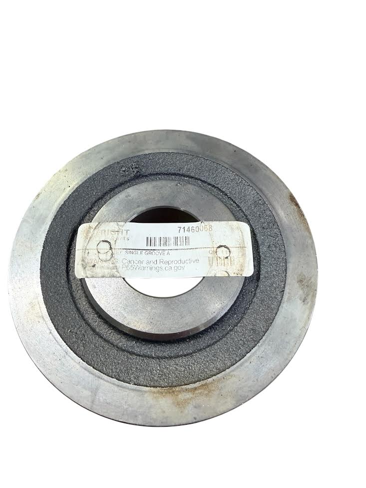 71460068 Pulley, Single Groove A Section (H Bushing) – 5.25" OD – OEM Wright
