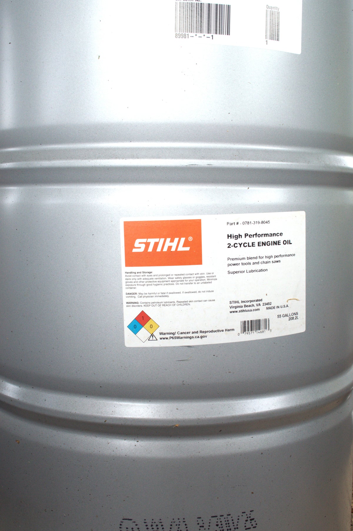 99969-6568 KTECH 15W-50 Engine Oil | Kawasaki 55-Gallon Drum