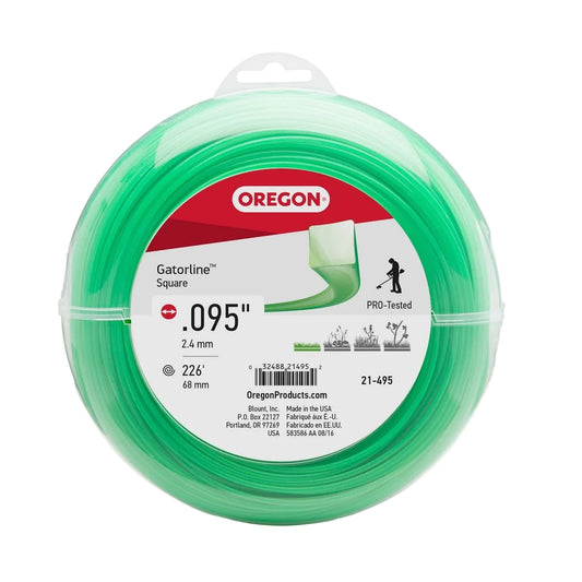 21-495 Gatorline Square String Trimmer Line .095″ – 1 lb Donut Spool (OEM Oregon Replacement Part)