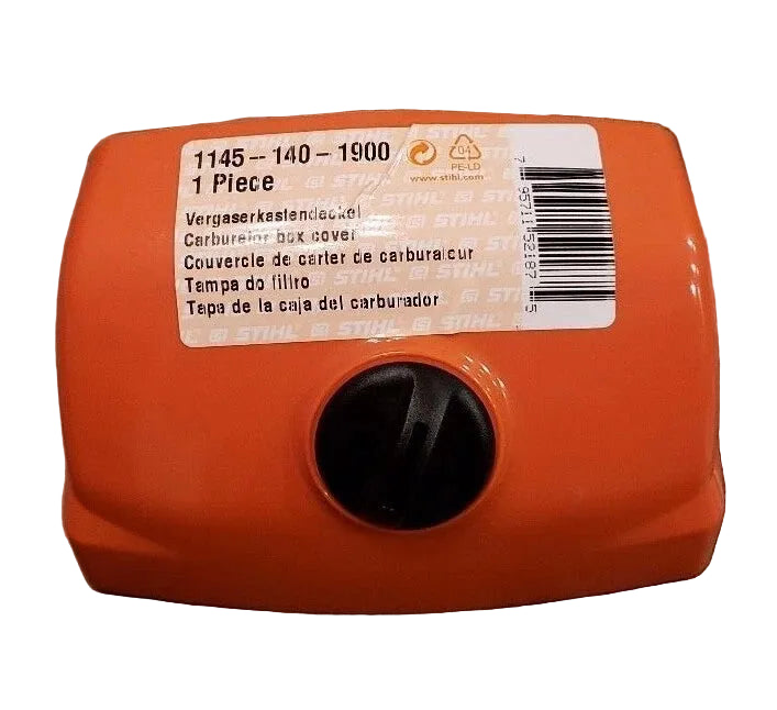 1145 140 1900 – STIHL Carburetor Box Cover for MS 201 Chainsaw (Genuine OEM Part)