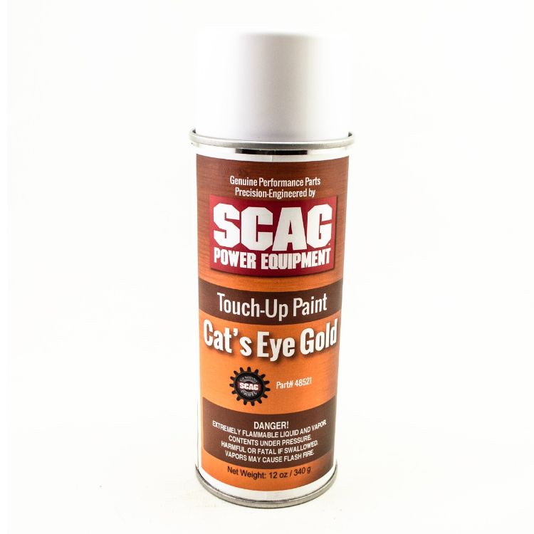 S48521 – Cat's Eye Gold Spray Paint (Genuine SCAG OEM Touch-Up Paint)