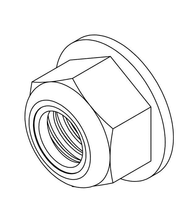 12990064 NUT, FLANGED NYLOCK, 7/16-14