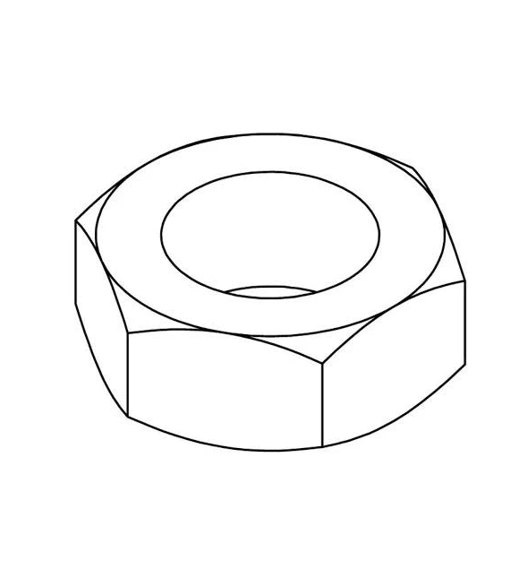 12990052 – Left-Hand Jam Nut 5/16-24 Z