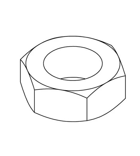 12990052 – Left-Hand Jam Nut 5/16-24 Z