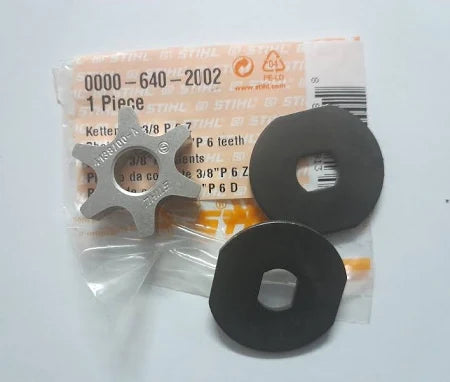 0000 640 2002 Chain Sprocket 3/8" Picco 6T – Genuine STIHL OEM